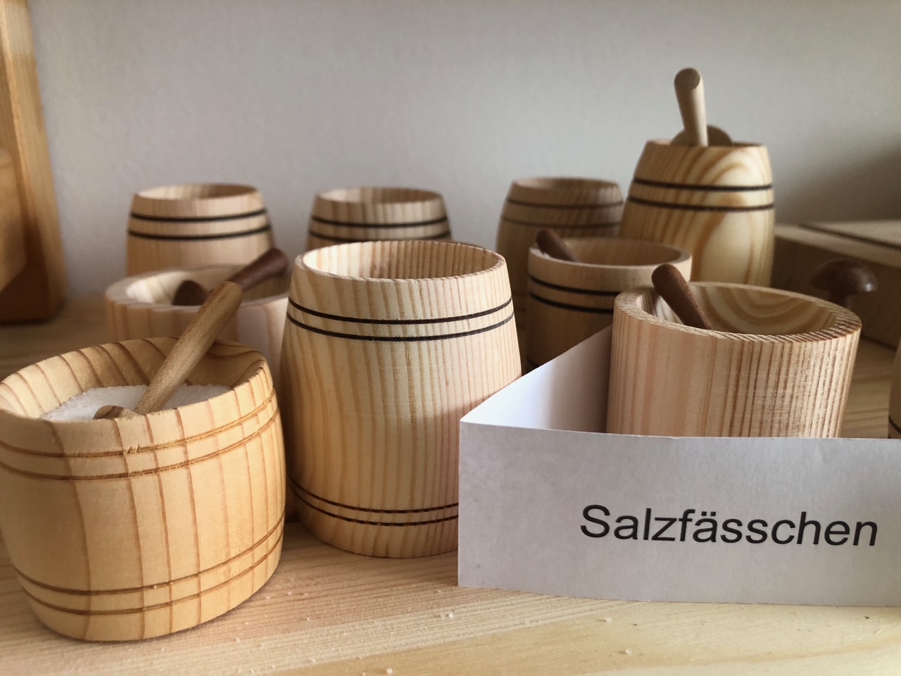 Holzgestaltung – Salzfässchen